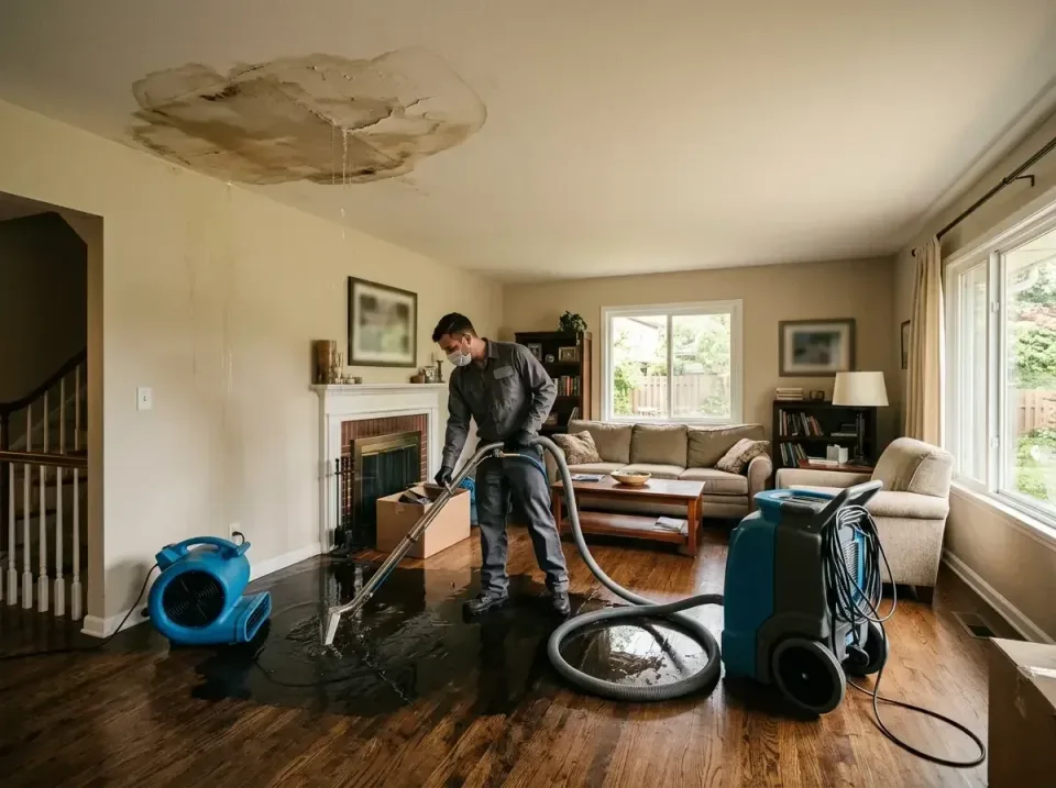 attic-pipe-burst-ceiling-drip-008 — frequently asked questions, Water Damage Restoration & Carpet Care in Fort Mitchell, KY